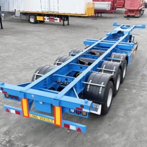 3-Axle Gooseneck Container Skeletal Trailer