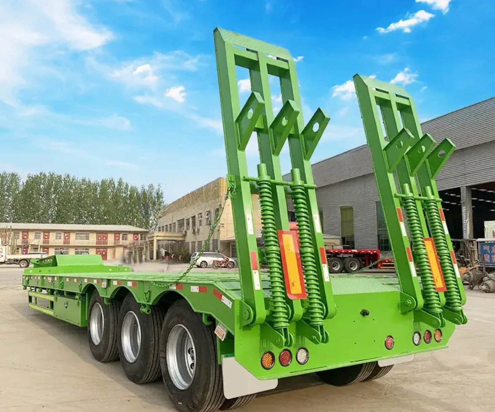 40 – 160 Tons Semi Lowbed Trailer for Sale With Gooseneck & Ramp in Nigeria - Image 3