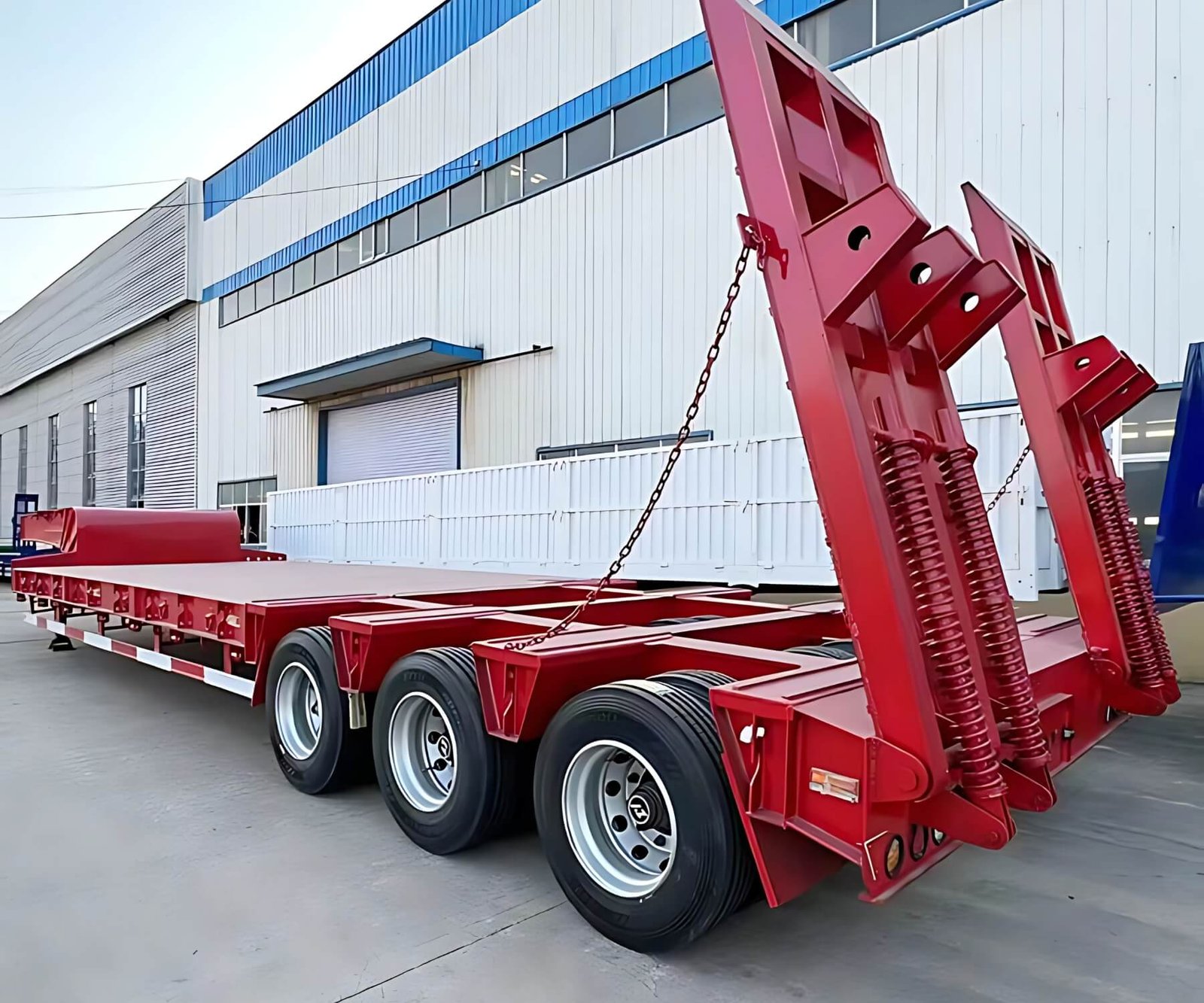 40 Feet Low Bed Trailer for Sale in Tanzania - Image 2