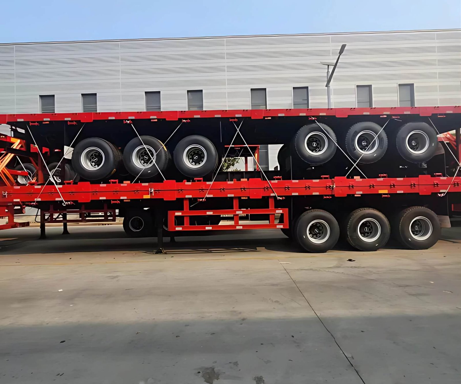 40ft 45ft 48ft Flat Deck Trailers For Sale in Nigeria - Image 2