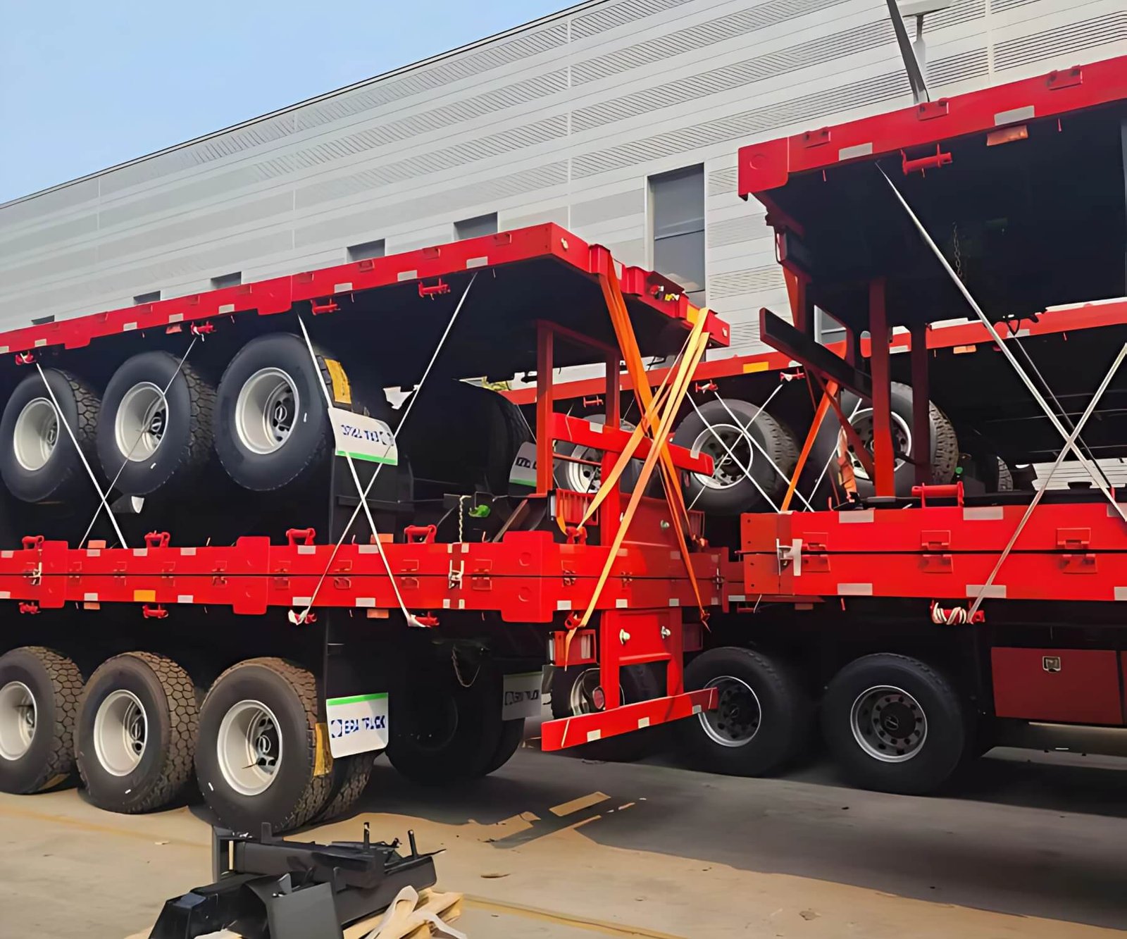 40ft 45ft 48ft Flat Deck Trailers For Sale in Nigeria - Image 4