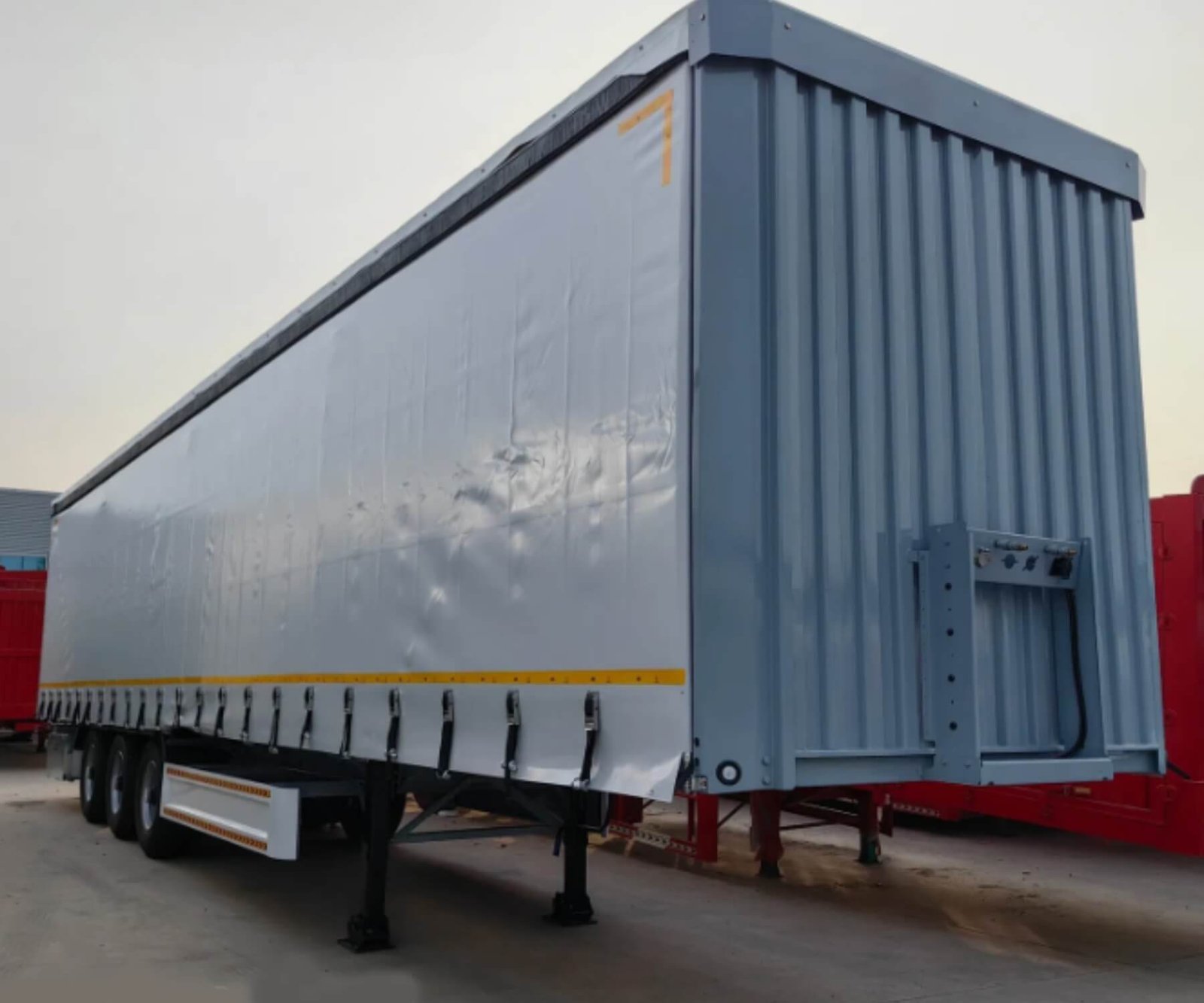 40ft 53ft Curtain Side Trailer For Sale - Image 3