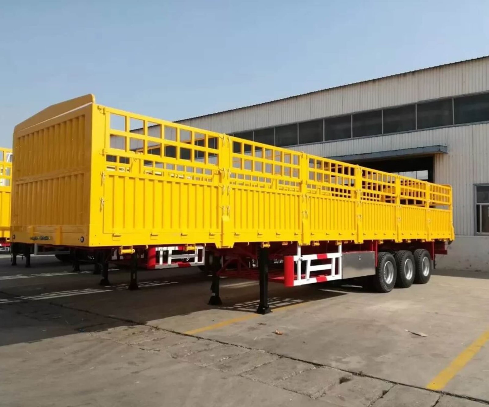 Heavy-Duty 50 Ton Cargo Fence Trailer for Sale