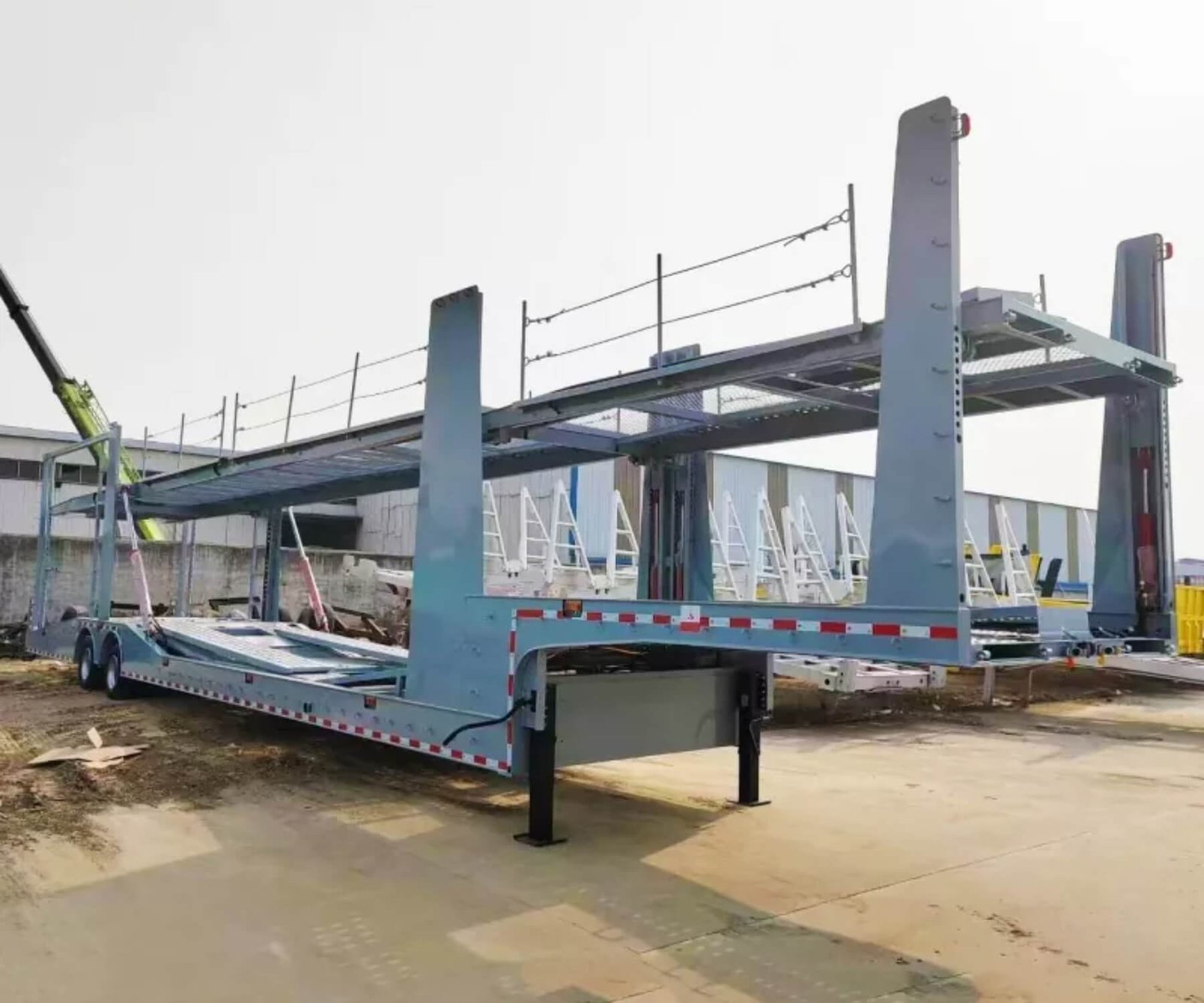 Best Price 5/6/7/8/9/10 Car Transporter Hauler Trailer - Image 3