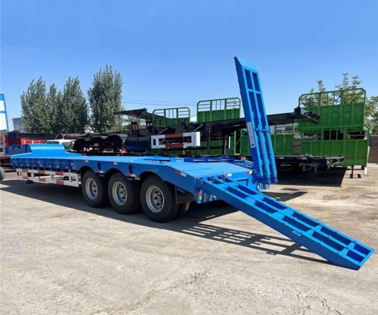 Luxerytrailers 30-100 Ton Extendable Flatbed Trailer for Sale In Angola